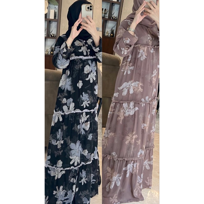 SAKURA DRESS BY KALEELA HIJAB SIZE L READY ✅