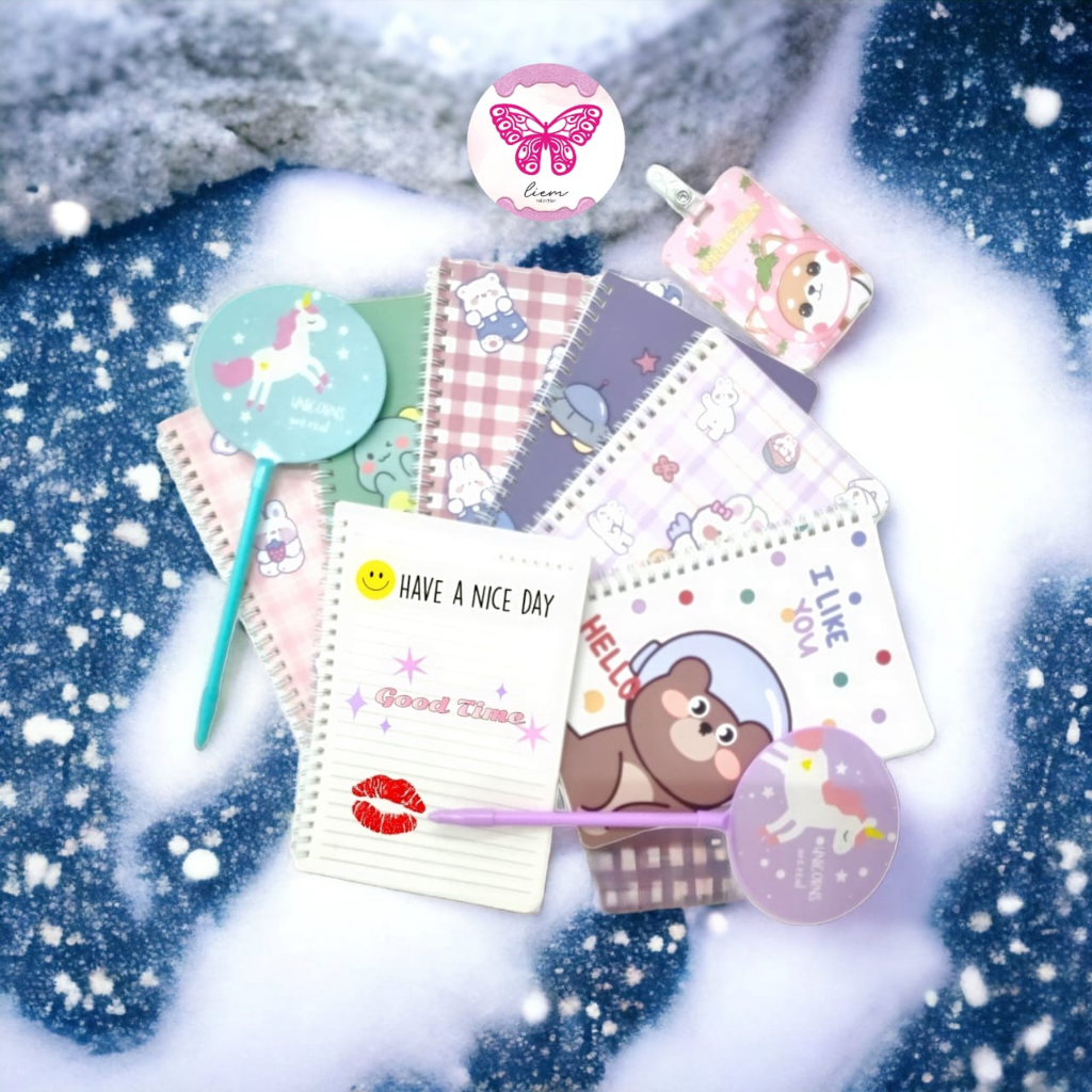 

Buku Tulis Ring A5 / Notebook A5 / Buku Tulis Sekolah isi 60