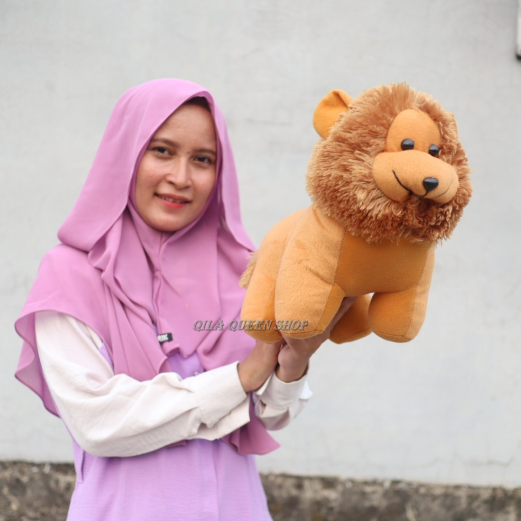 BONEKA SINGA L EKOR PENDEK, MURAH TERLARIS BISA COD