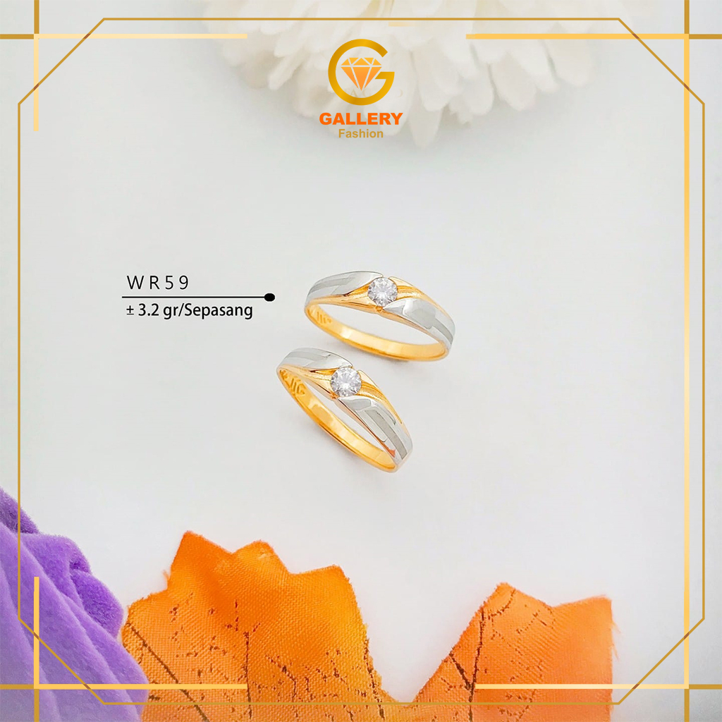 Cincin Nikah Kawin Cincin Tunangan Emas Tua 16K ( 700 atau 70% ) WR 59 GaleriFashion2021