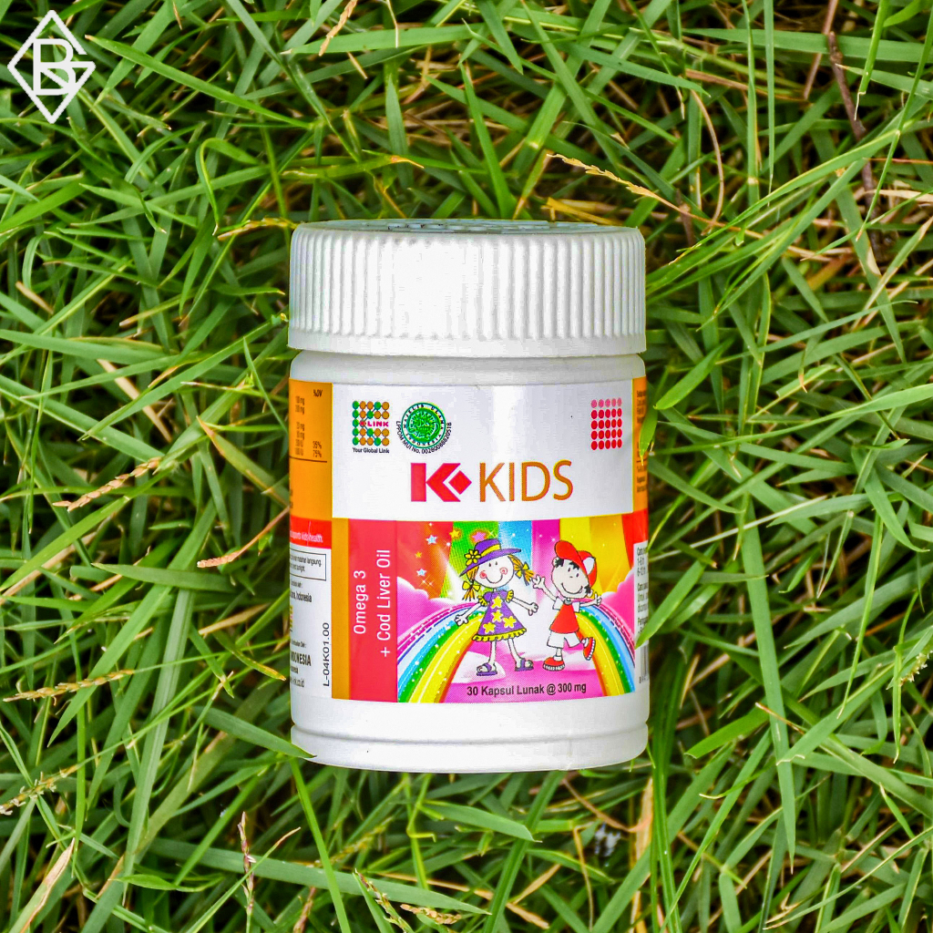 Omega Kids K Link Asli Original | Omega 3 Minyak Ikan Original K Link