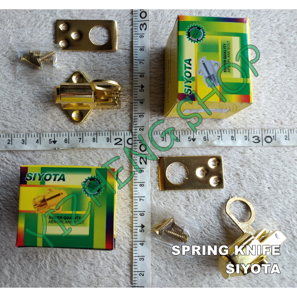 SPRING KNIFE (SLOT JENDELA) KUNING SIYOTA