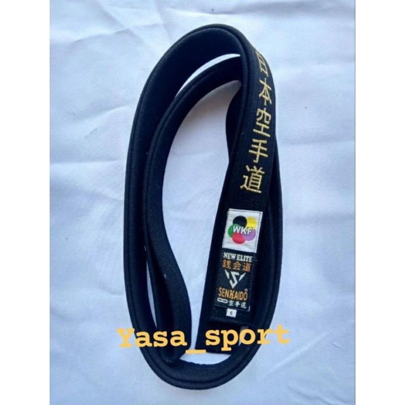 Sabuk Hitam Black Elite Senkaido // Sabuk Hitam Karate Black Elite JunDW