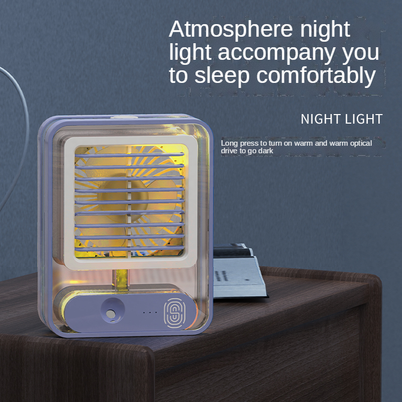 JE.ID AC Mini Portable LED /  Kipas Angin AC Mini Portable Humidifier / Kipas Angin AC Mini Portable Humidifier Air Cooler / Kipas Angin Cooler Pendingin Ruangan / Kipas Angin Mini Portable / Air Cooler Fan AC Mini Kipas