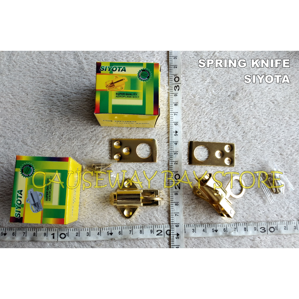 SPRING KNIFE (SLOT JENDELA) KUNING SIYOTA