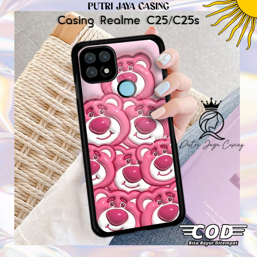 Case Hp Realme C25 C25s Casing Realme C25 C25s Motif CUTEBEAR Casing Terbaru Case Karakter Lucu Kere