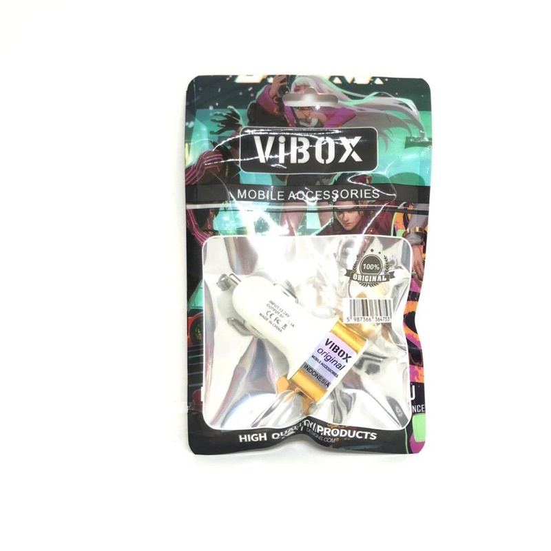 READY CAR CHARGER MOBIL 3USB VIBOX ORIGINAL INDONESIA BY SMOLL