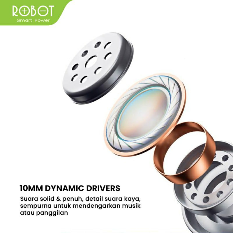 Robot Talk 10 Bluetooth Headset Earphone Handsfree