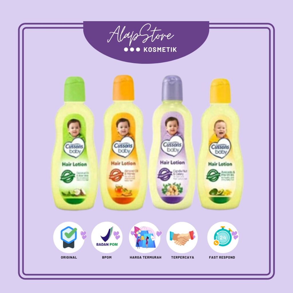 Cussons Baby Hair &amp; Lotion Coconut I Almond I Avocado I Candlenut