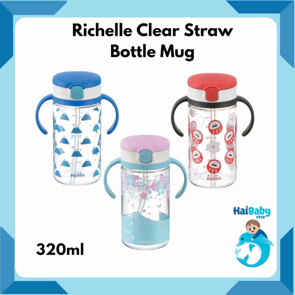 

RICHELL-Clear Straw Bottle Mug