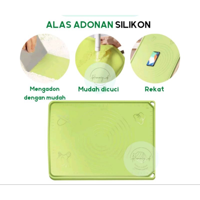 kneading pad alas adonan silikon alas silikon