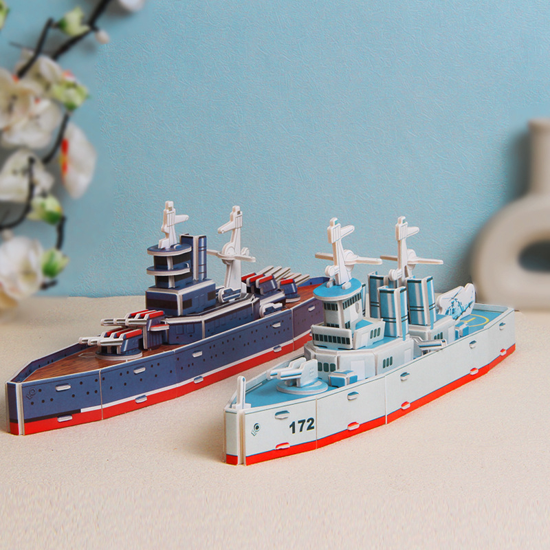 Puzzle 3D DIY bahan foam &amp; paper DRAGON SHIP / KAPAL mainan puzzle edukasi anak (kado,pajangan,dekorasi)