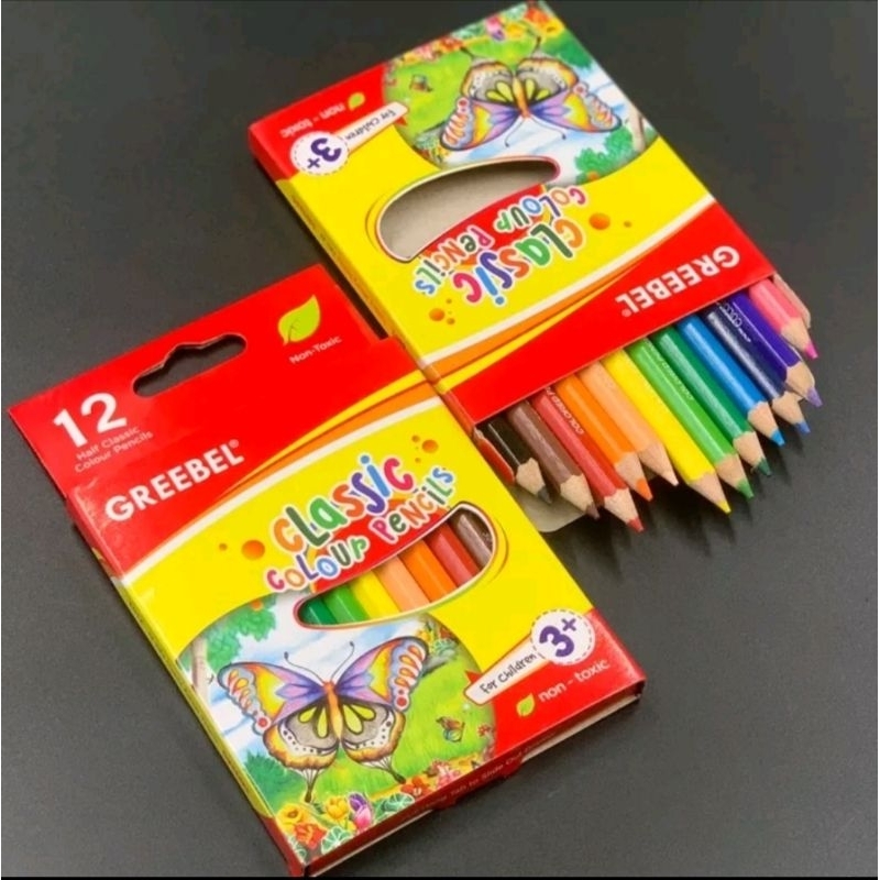 

Greebel Pensil Warna Anak Pendek (12 Classic Colour)