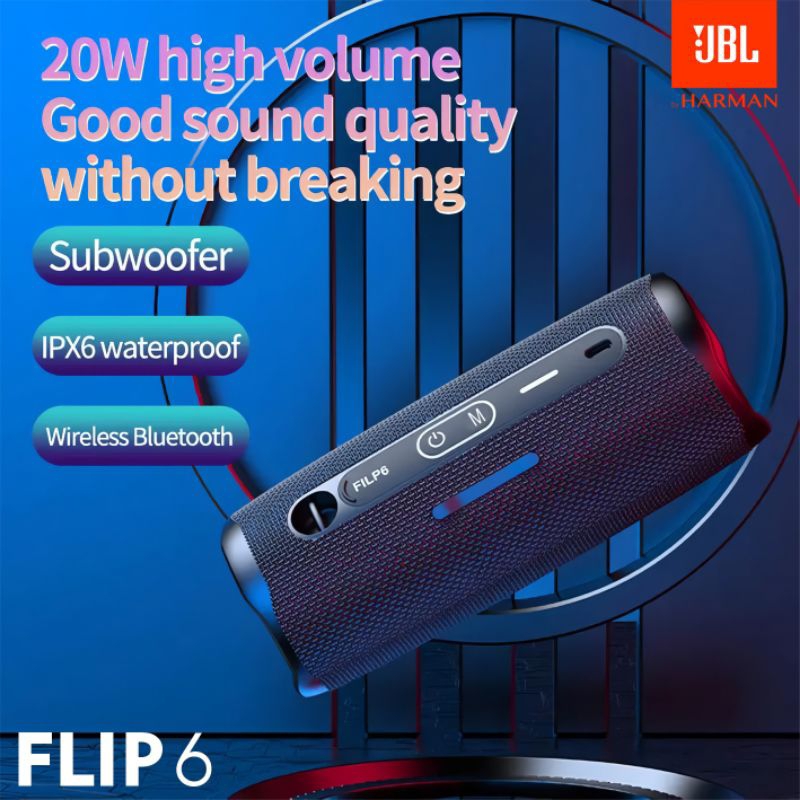 Speaker Speker Bluetooth Portable Wireless JBL FLIP 6 FLIP6 IPX7