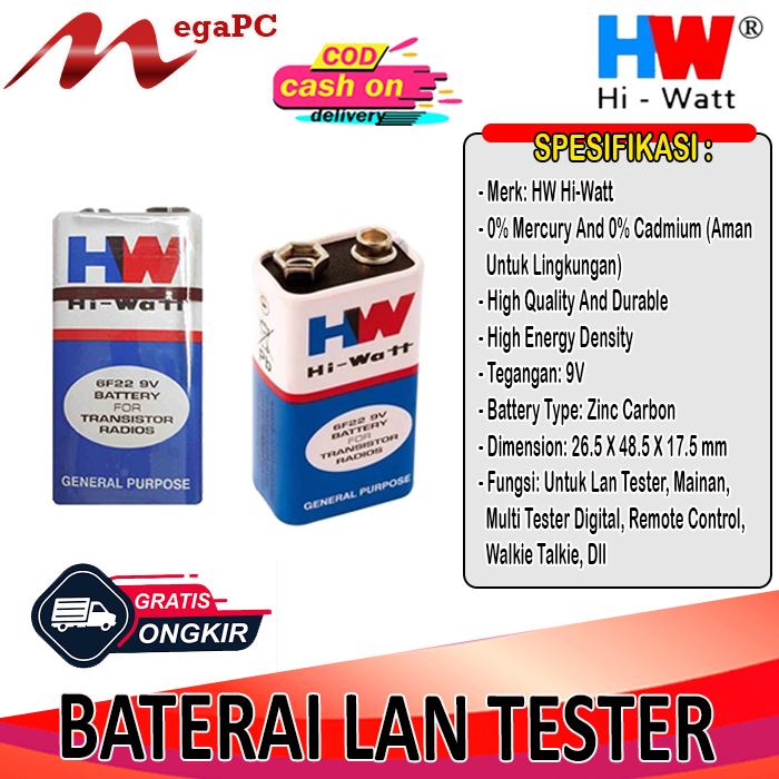 Baterai Lan Tester