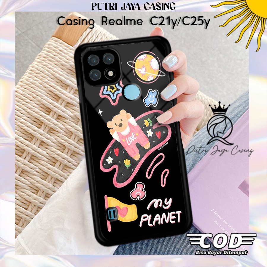 Case Hp Realme C21y C25y Casing Realme C21y C25y Motif 01BEARE Casing Terbaru Case Karakter Lucu Cas