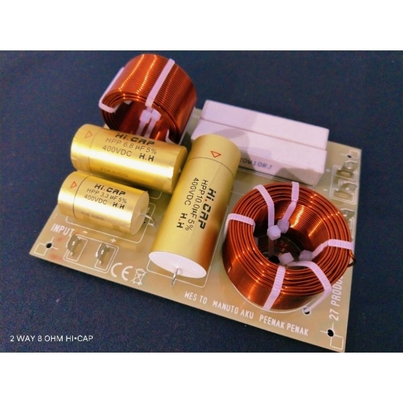 Crossover Pasif 2 Way 8 Ohm HICAP