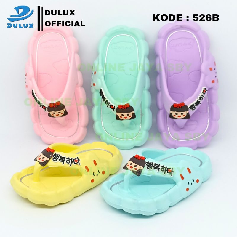 DULUX - SANDAL JEPIT DEWASA CEWEK AWAN LUCU 526B UKURAN 36-40