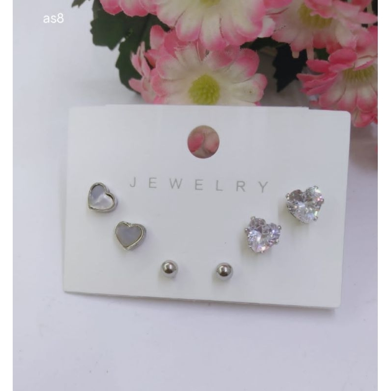 Fourfashion Anting Titanium Tusuk Love Premium AK046