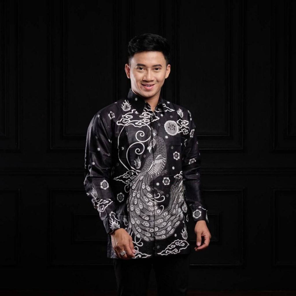 Agrapana Pulau Sage Baju Batik Pria Lengan Panjang Batik Premium Kemeja Batik Pria Lengan Panjang Modern Rajata