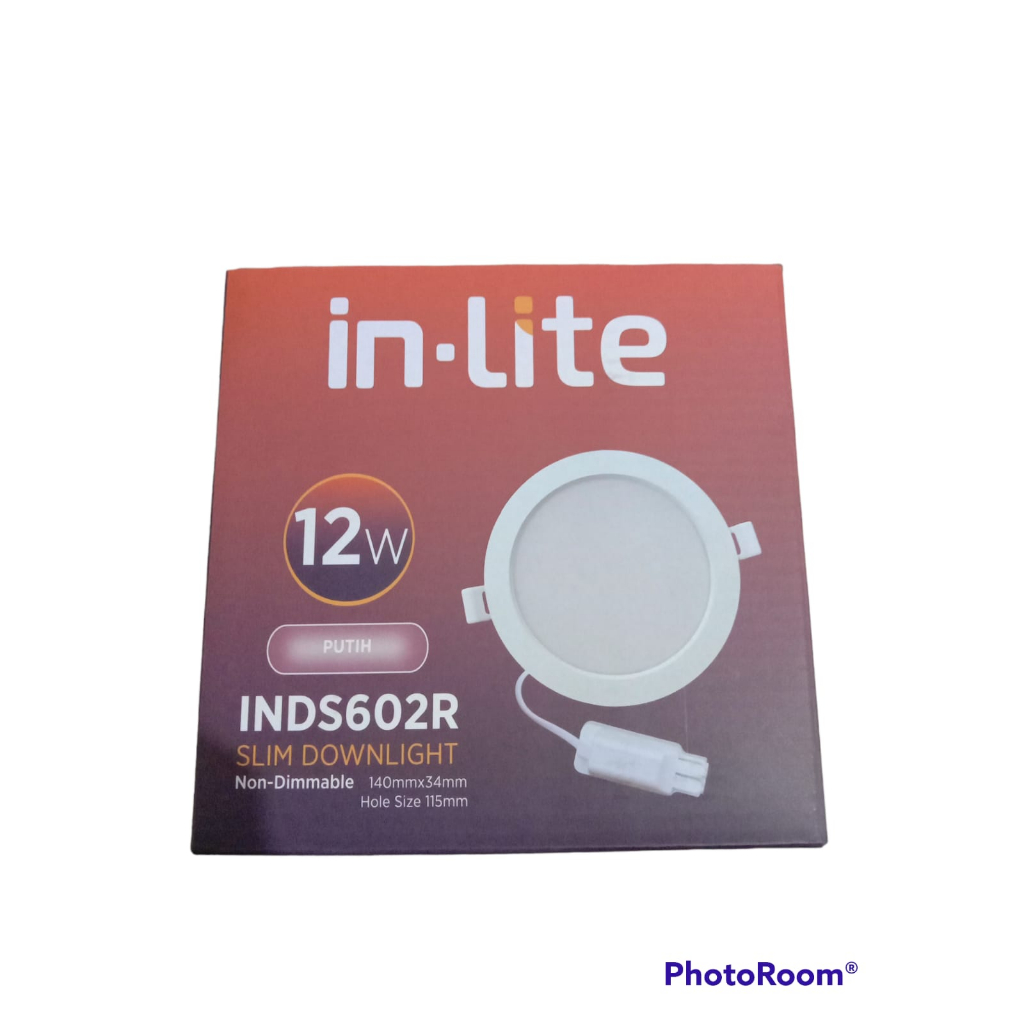INLITE / IN-LITE DOWNLIGHT LED PANEL COB SLIM 12 WATT BULAT INDS602R