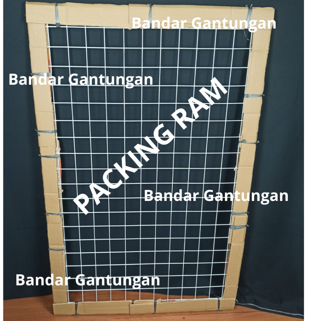 Ram Jaring Kawat Putih 45 x 95 Ram GridWall Warna Putih 45x95 Wire Wall(BH)