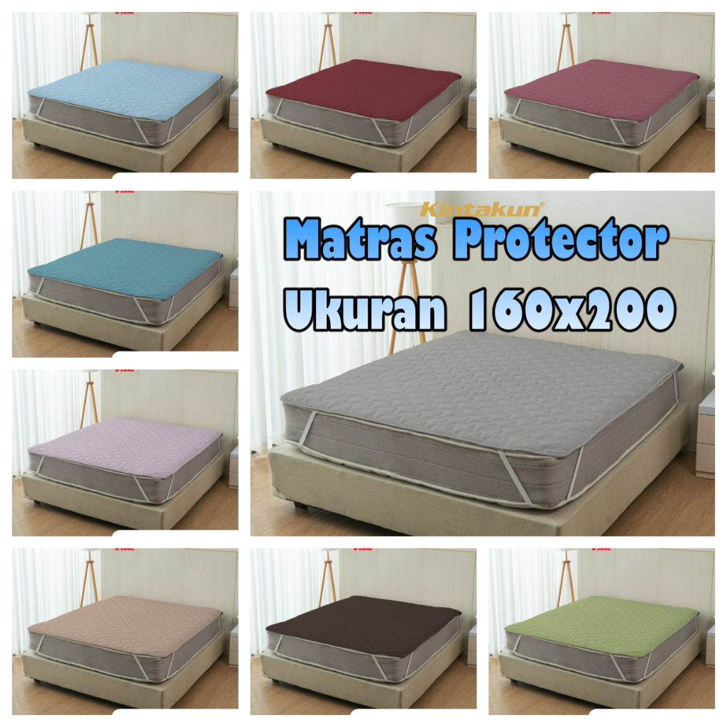 Matras Protector Essentials Kintakun - Matras Pelindung Kasur Ukuran Queen 160x200