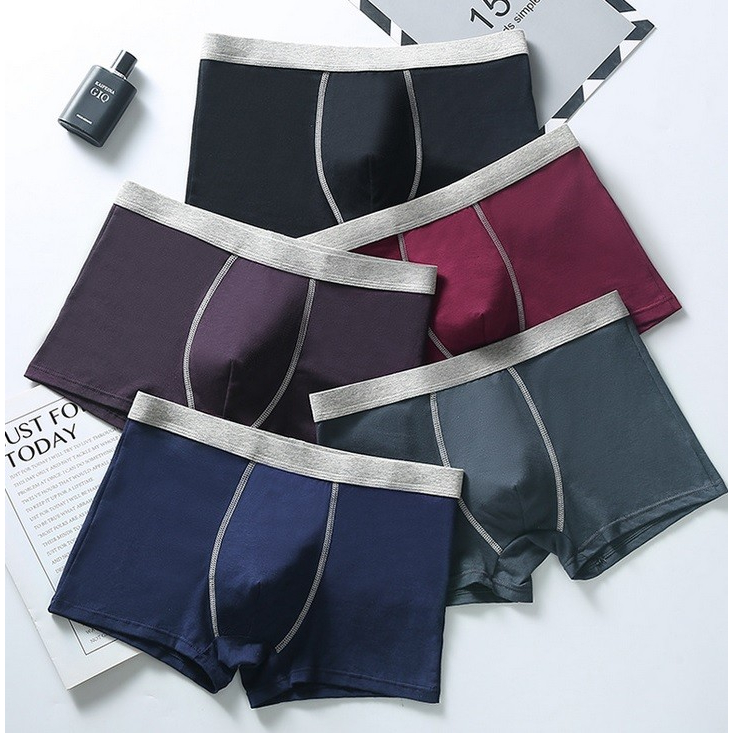 Celana Dalam Pria Large Size Cotton Boxer Men AntiBacterial Underpant