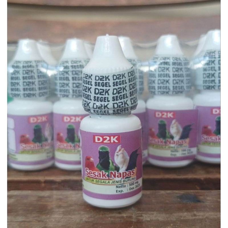 D2K SESAK NAFAS OBAT BURUNG SAKIT GANGGUAN PERNAFASAN