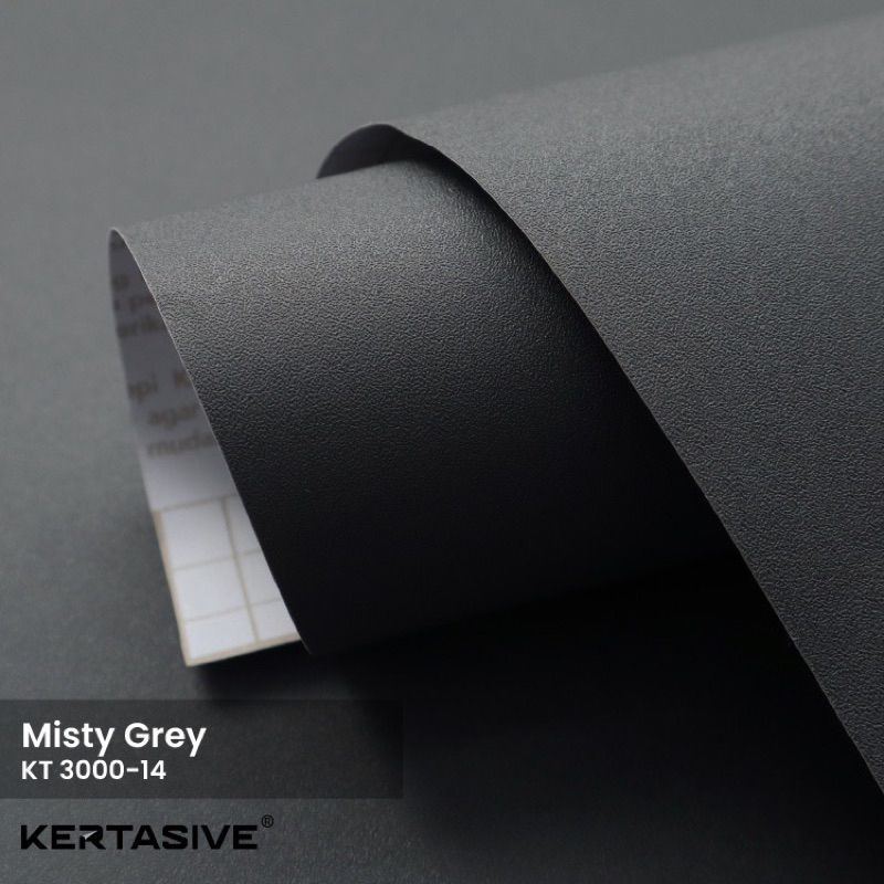 KERTASIVE PVC MISTY GREY pelapis furniture PVC STICKER SHEET misty grey