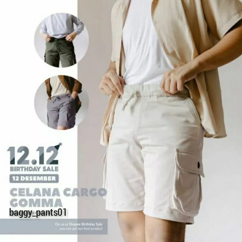 [TERLARIS] CLANA PENDEK PRIA BOARDSHORT CRGO  Distro Premium Renang Pantai Santai ban kolor