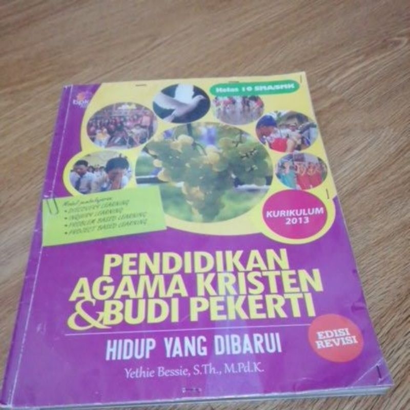 

Buku Pendidikan Agama Kristen dan Budi Pekerti kelas 10 penerbit BPK