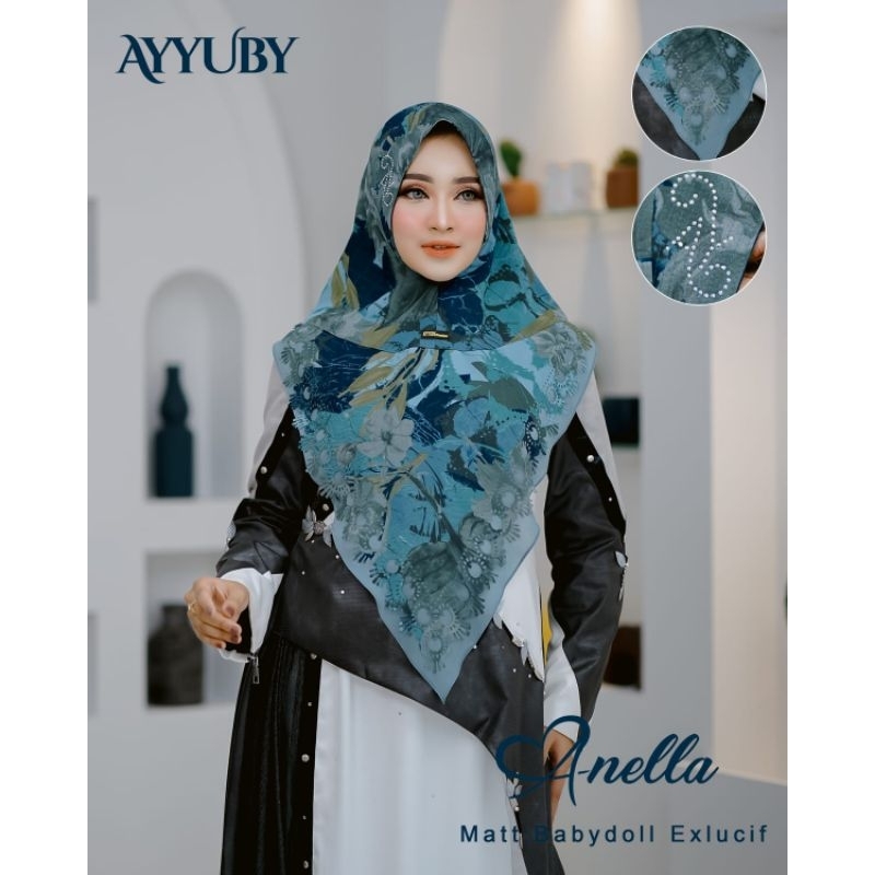 (SEFIE) HIJAB INSTAN ANELA /MOTIF ORI AYYUBY