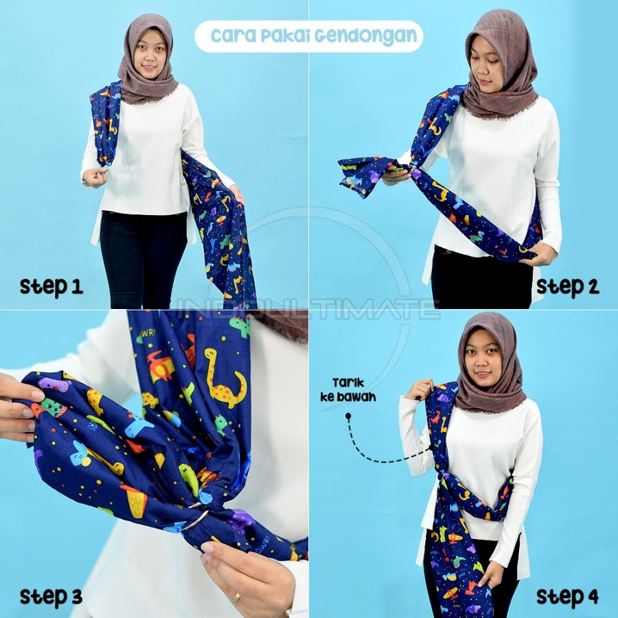 Gendongan Bayi Sling Ring Gendongan Karakter Dan Cukin Bayi Batik