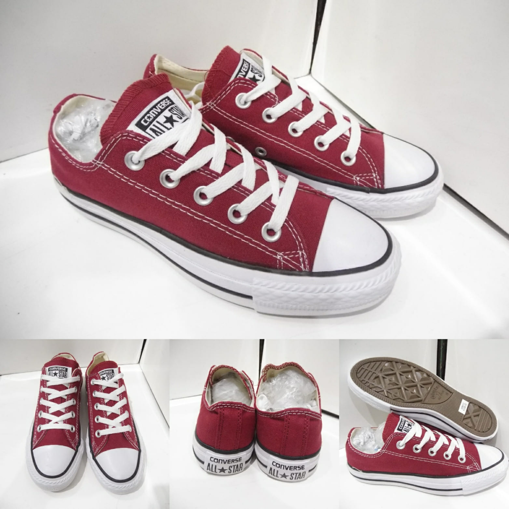 SNEAKERS KANVAS PREMIUM MAROON SEPATU CONVERSE ALL STAR CHUCK TAYLOR CT VIOLA SHOES