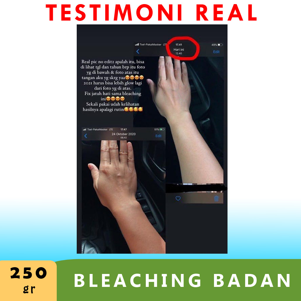 PEMUTIH BADAN PERMANEN BLEACHING CREAM ORIGINAL BPOM BLEACHING BADAN BLICING PERAWATAN TUBUH