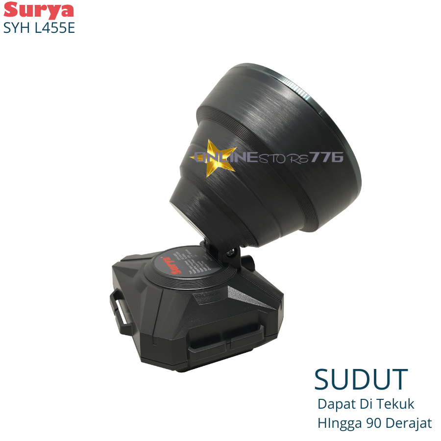 Senter Kepala SURYA SYH L455E 45W / Headlamp Surya L455 45 Watt