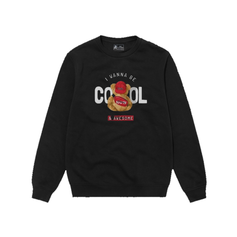 [NEW ARRIVAL] CREWNECK HITAM DISTRO PRIA WANITA MOTIF CHOKED