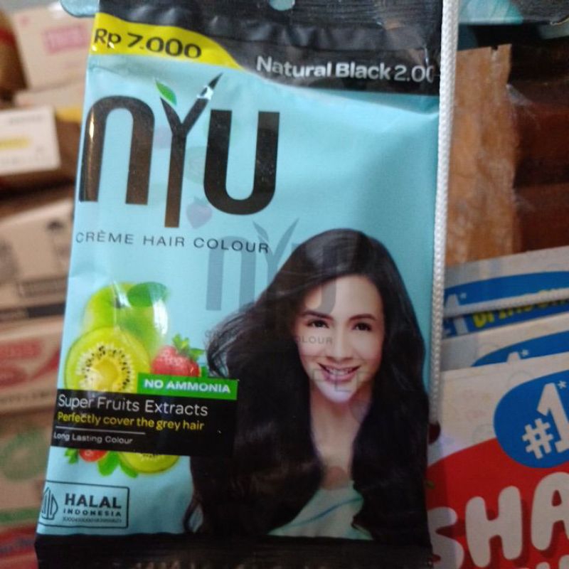 nyu 7000 pewarna rambut creme hair colour