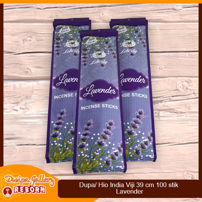 Dupa Hio Wangi Aromaterapi India Viji Lavender Isi 100 stik 39 cm