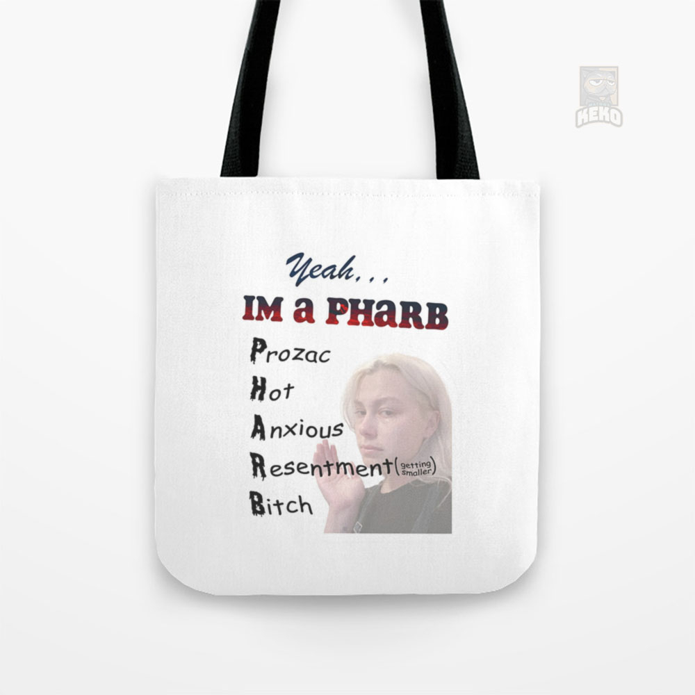PHARBZ PHOEBE BRIDGERS Tote Bag Kanvas