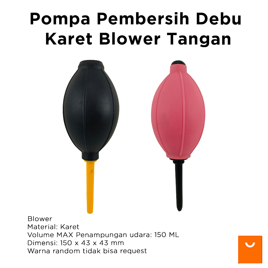 Pompa Pembersih Debu Karet Blower Tangan