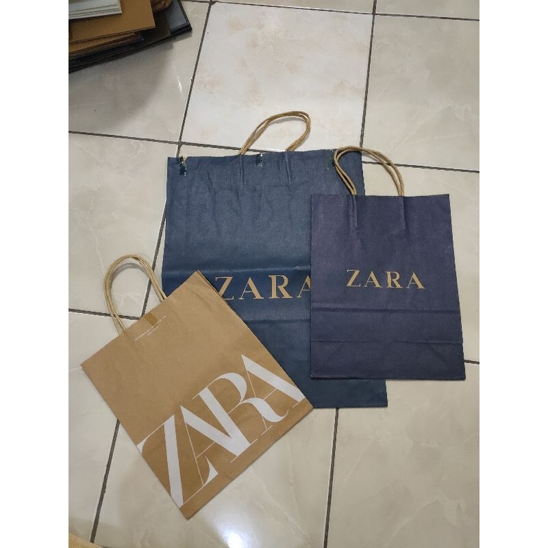 

Paper bag ZARA 3ukuran 3PCs