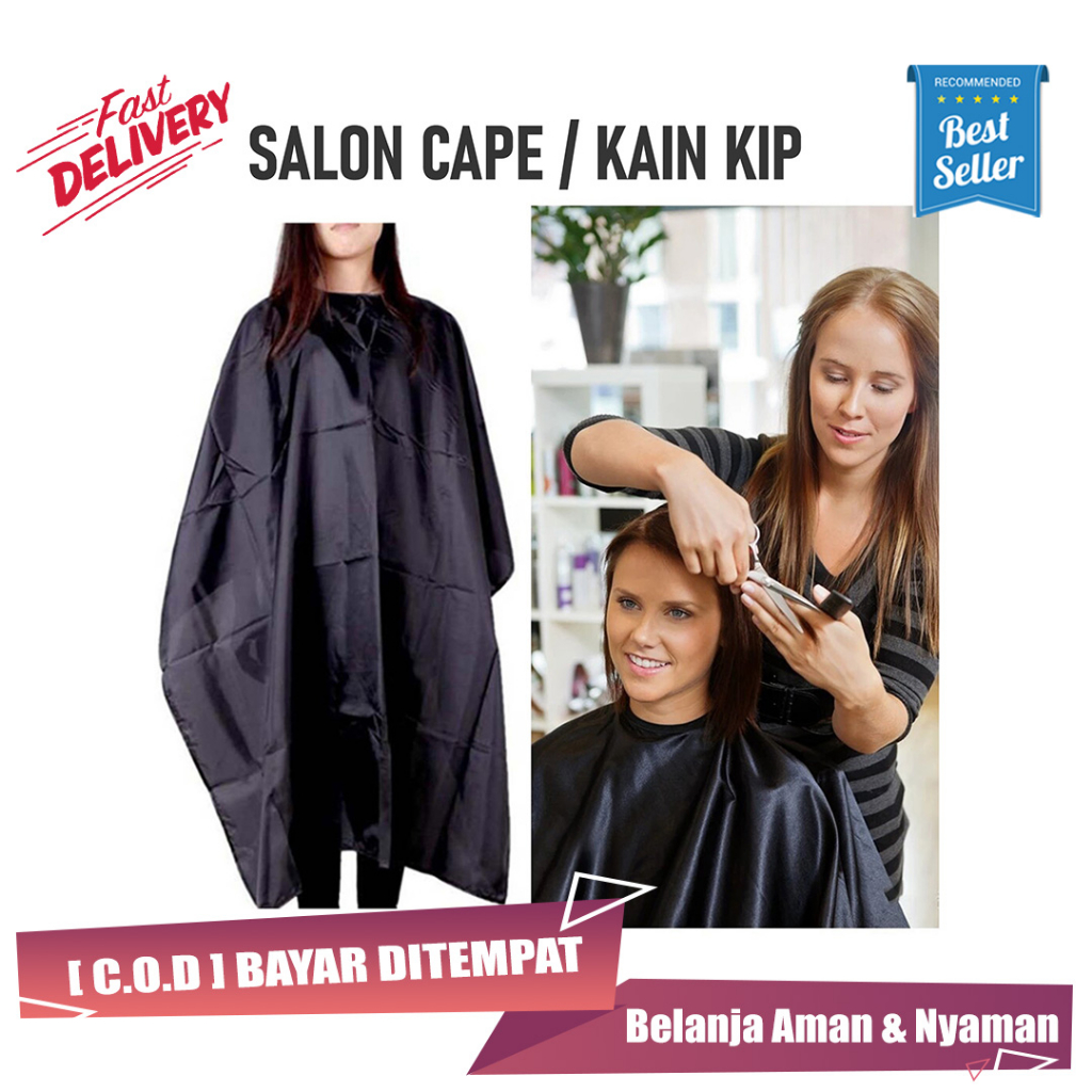 Kip Potong Rambut Jubah Potong Rambut Kain Kep Salon