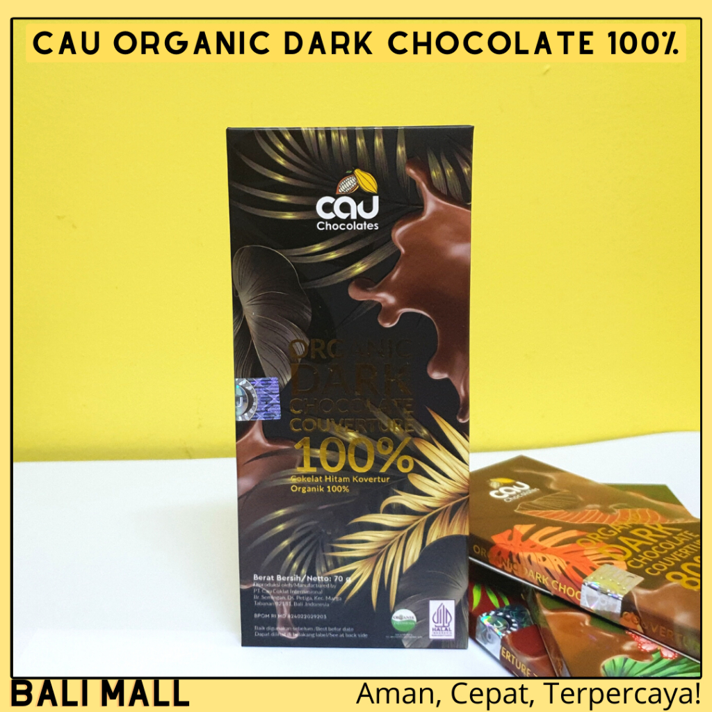 

Cau Chocolate Organic Dark Chocolate 100%