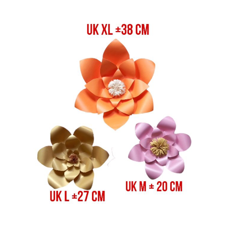 Bunga Kertas Jasmine/Backdrop/Dekorasi