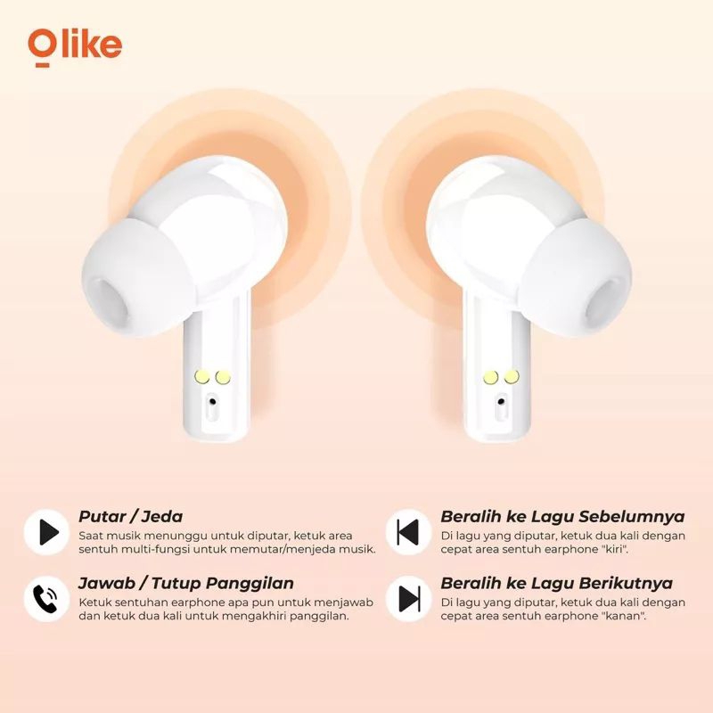 Olike True Wireless Bluetooth Earphone Earbuds TWS Headset T102