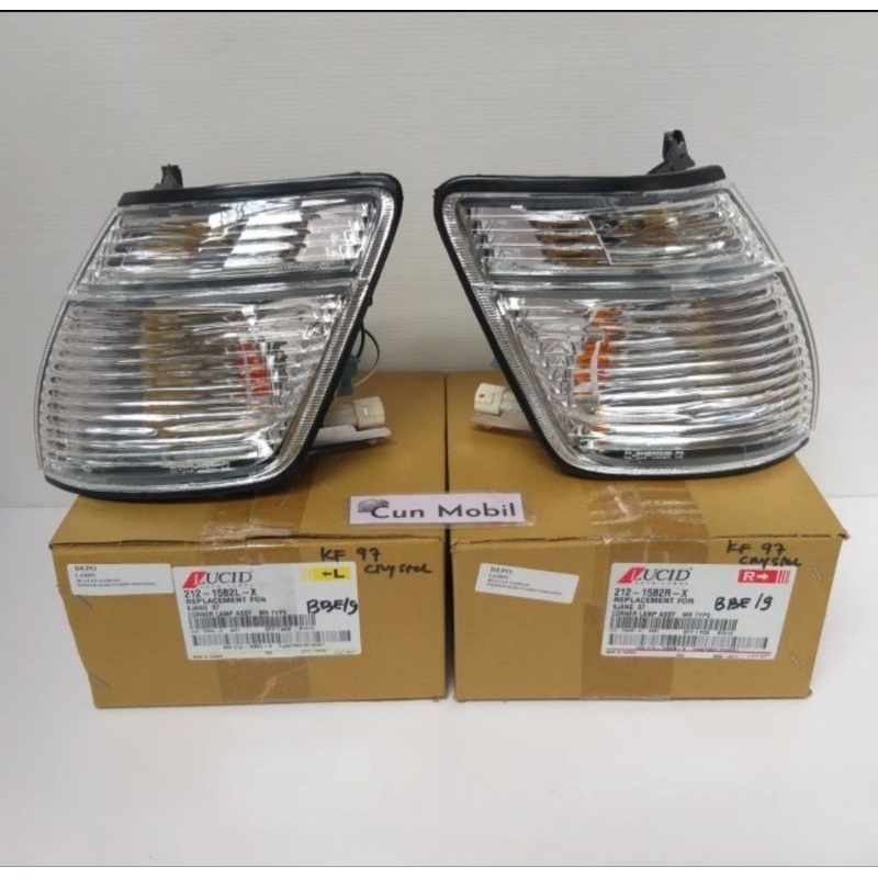 Lampu sen Kijang Kapsul Kristal Merk Lucid 212-15B2-X