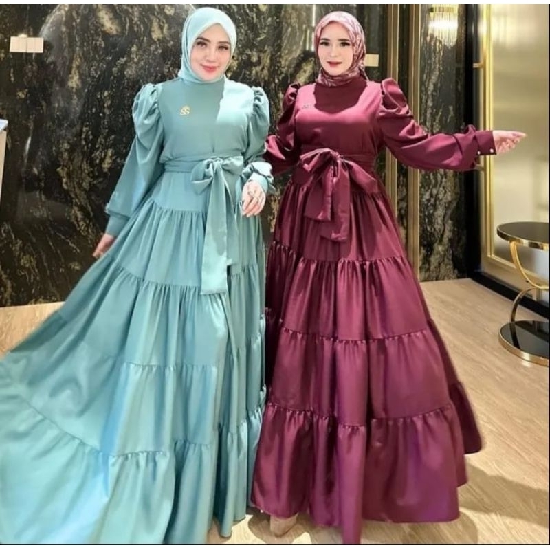 GAMIS TERBARU KAMILAH DRESS UMPAK /GAMIS PEREMPUAN DEWASA /MODEL GAMIS/KATUN TOYOBO FODU PREMIUM/GAMIS KONDANGAN /PERNIKAHAN
