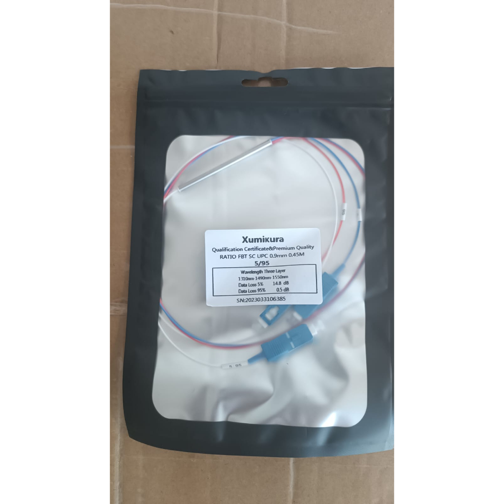 SPLITER RATIO XUMIKURA rasio lengkap ( 1:99, 2:98, 3:97, 4:96, 5:95, 50:50 )